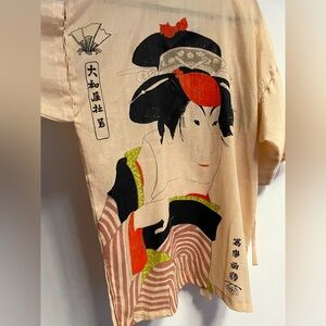 VINTAGE 1970S JAPANESE KIMONO JINBEI “THE ACTOR YAMATO”